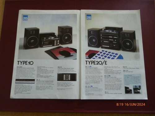 TECHNICS HIFI SYSTEMS Z15, Z35, Z55, 315 SERIE - TYP 10/20 BROSCHÜRE/KATALOG - Bild 5 von 7