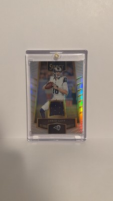 2016 Panini Select Jared Goff #'d 142/199 Rookie Swatch Silver Holo Prizm RC #25