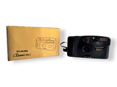 Goldline Classic MD2 Motor Drive analoge Kleinbild-Kompaktkamera getestet funktioniert verpackt