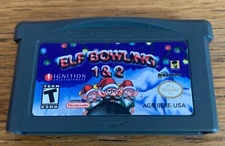 Elf Bowling 1 & 2 (Nintendo Game Boy Advance, 2005) Cart Only AUTHENTIC