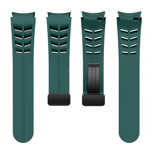 Magnetic Buckle Breathable Silicone Band for Samsung Galaxy Watch 7 6 5 4 Bands - Picture 100 of 115