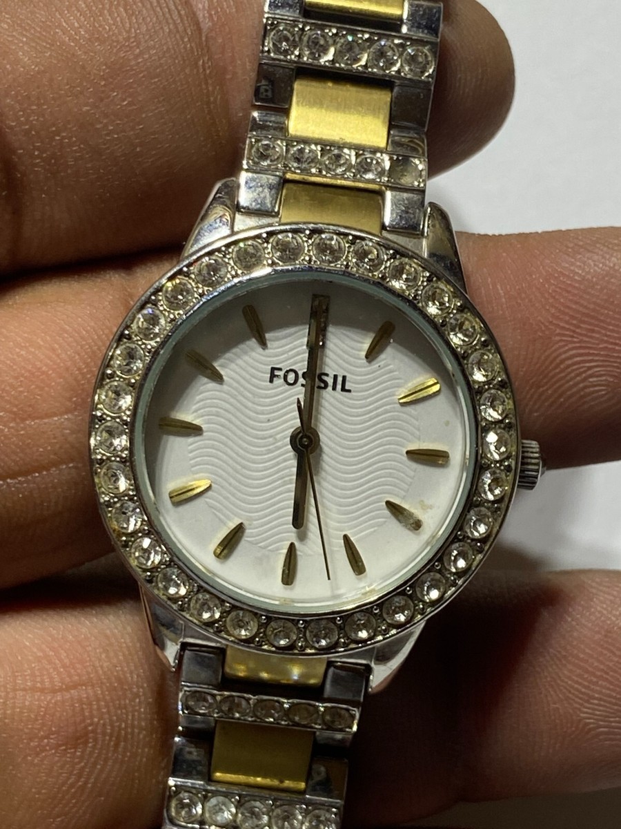 Nice Ladies Dual Tone Fossil FS-2409 Analog Watch | eBay display picture 1