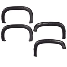 Fit For 07-14 GMC Sierra 1500 2500HD 3500HD Pocket Rivete Wheel Fender Flares