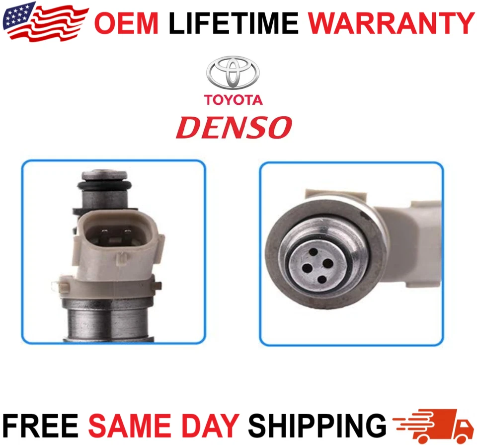 NUEVO OEM DENSO 6x inyectores de combustible aptos para Toyota Avalon 1995, 1996-1999 3,0 L V6 Foto 4 de 4