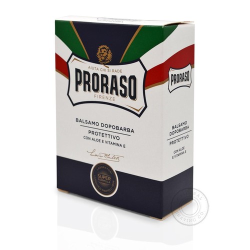 PRORASO Balsamo Dopobarba Blu/Protettivo Aloe e Vitamina E Flacone da 100ml - Foto 4 di 4