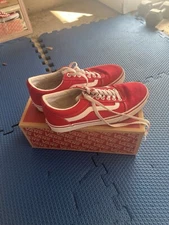 Size 7.5 - VANS Old Skool Racing Red