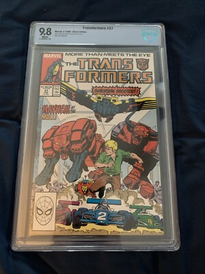 The Transformers #37 1988 CBCS 9.8 Marvel Comics Tough Book! 35 9.8 s In CGC !!!