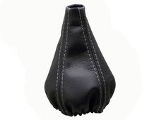 Grau Faden Echtleder Schaltmanschette Schaltsack Für SEAT AROSA 1997-2005