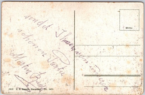 Pyhrnbahn Gradnalm Mit Der Kremsmauer Bei Micheldorf Mountain House Postcard - Picture 2 of 2