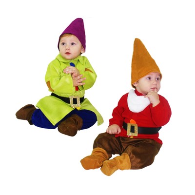 COSTUME SETTE NANI BIANCANEVE NEONATO VESTITO CARNEVALE PEGASUS | eBay