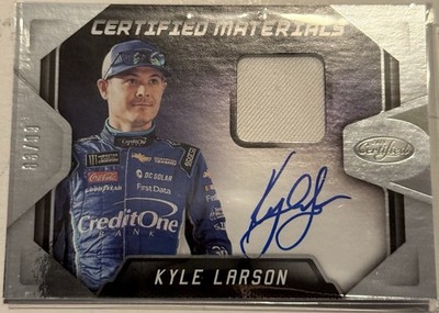 2018 Panini Certified - Certified Materials Signatures Kyle Larson #CMS-KL.66/99