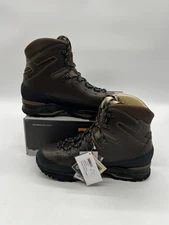 Zamberlan 972 Guide Max GTX RR Mens Sz 8 Dark Brown Leather Vibram Hiking Boots.