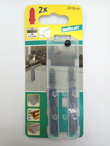 Wolfcraft 5 StichsäGebläTter Hss T- Schaft Bleche 3 - 6Mm NE- Metalle-image