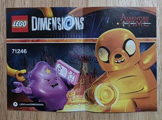 Lego Dimensions Instruction Booklet Adventure Time 71246