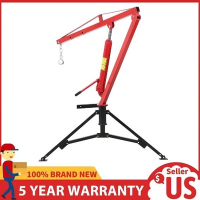 Hydraulic Pickup Truck Crane 1000 Lbs Capacity ,360° Swivel Hitch Mounted Crane