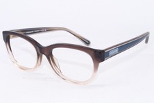 NEW COACH HC 6187 5678 TRANSPARENT BROWN GRADIENT AUTHENTIC EYEGLASSES 52-18