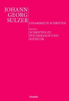 Schriften Zu Psychologie Und ÄSthetik | Johann Georg Sulzer | Deutsch | Buch