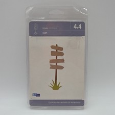 NEW 2009 QuicKutz 4x4 Metal Die REV-0294-S Sign - Western - Old Town Theme