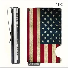 Ridge Style Ultra Slim USA Titanium Wallet! Large Capacity Card and Cash Holder