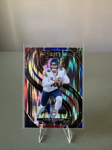 2024 PANINI SELECT 114 CALEB WILLIAMS RED & BLUE SHOCK (RC)