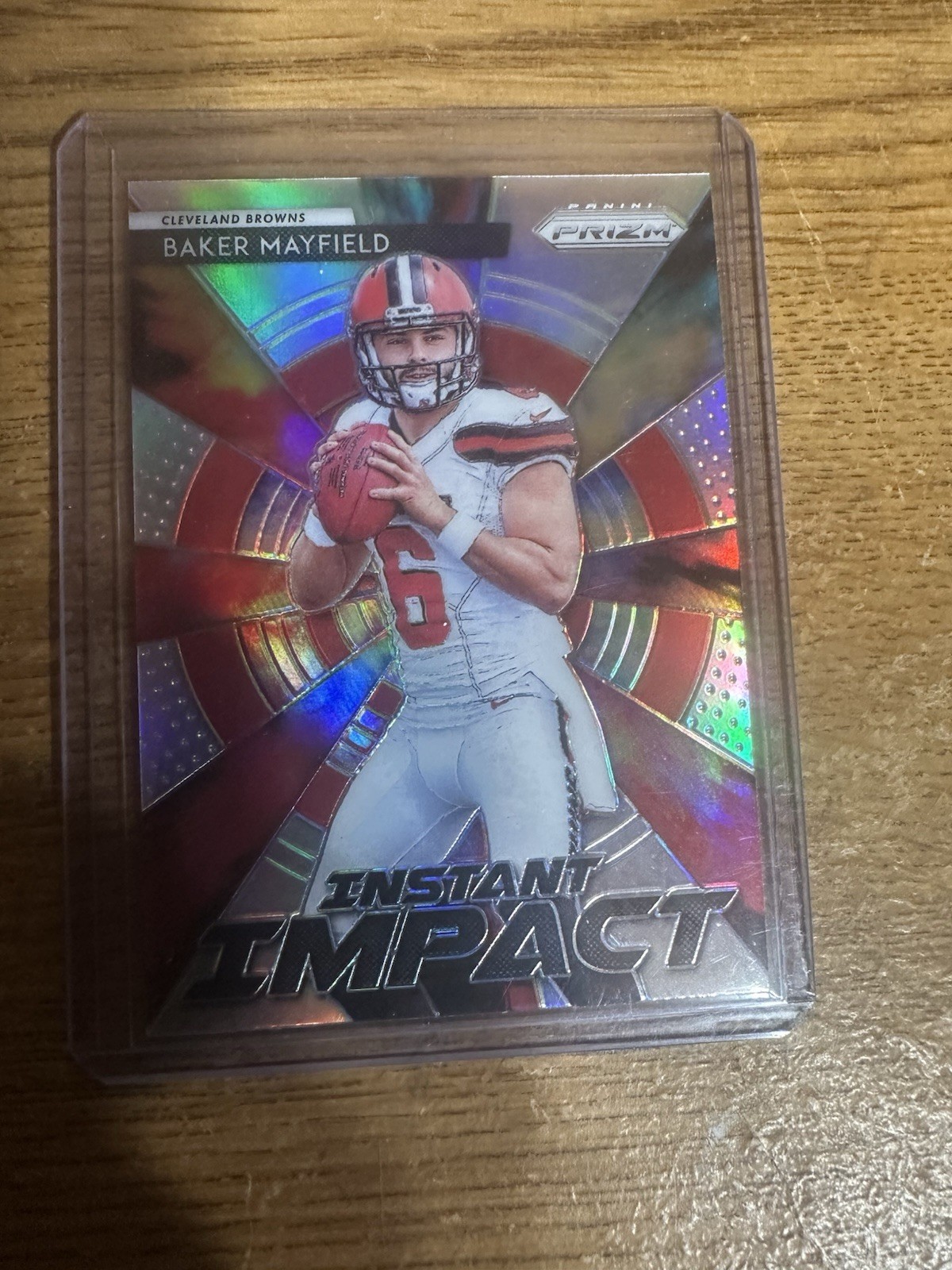 2018 Panini Prizm BAKER MAYFIELD Instant Impact Silver Prizm #II-1 Browns Bucs