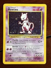 Pokemon Base Set 2 Mewtwo 10/130 Holo Rare LP on eBay