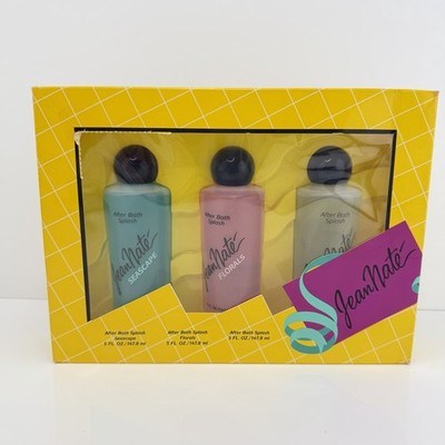 Jean Nate After Bath Splash Set of 3 Revlon Florals Seascape 5 Fl. Oz. Each NIB
