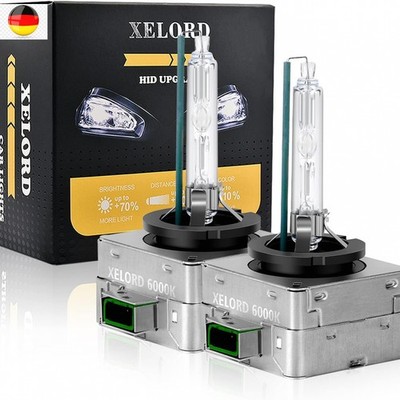 XELORD D3S Xenon Brenner Scheinwerferlampe 6000K Diamond Weißlicht 35W HID 