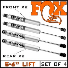 Fox Performance 2.0 Front Rear Shocks Fit 1997-2006 Jeep Wrangler Tj 5-6 Lift