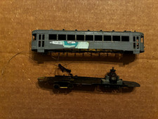 T-ho Brass Interurban Car Ho Scale Needs Repair Unknow Motor Capability.