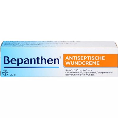 BEPANTHEN antiseptische Wundcreme 20 g PZN 01987824#