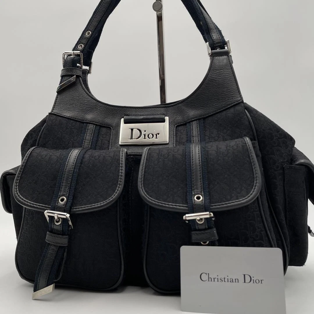 Sac fourre tout Christian Dior Trotter Street Chic noir