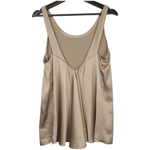 Brunello Cucinelli Damen Seidenmischung Satin Babydoll Tank Top Monili Perlen - Bild 16 von 20