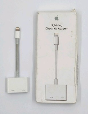 Apple Lightning Digital AV Adapter HDMI To iPhone iPad MD826AM/A-Genuine OEM
