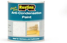 RUSTINS Anti-Condensation Paint 1L – Prevents Damp and Mould, Easy Applicatio