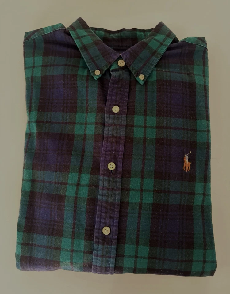 Ralph Lauren Herren Hemd Original 100% Baumwolle Neuwertig Gr. L Slim Fit - Bild 1 von 4