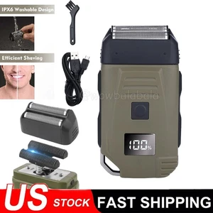 Mens Electric Shaver Trimmer Razor USB Rechargeable Hair Beard Shaving Machine