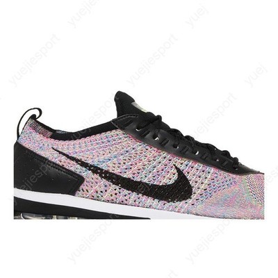 Nike Multicolor Flyknit Athletic Shoes with Black Accents Nike Flyknit Racer Multicolor Grey Tongue 2016 Men main image 2