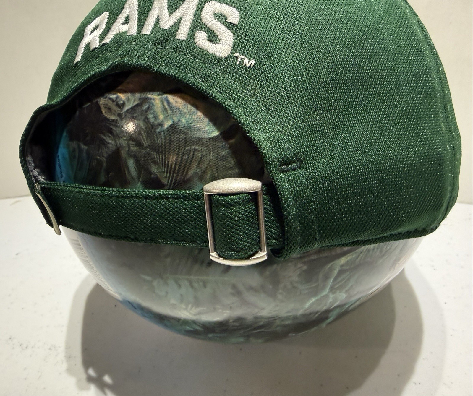Colorado State Rams NCAA Under Armour Men’s Adjustable Hat Cap Green & White thumbnail 8