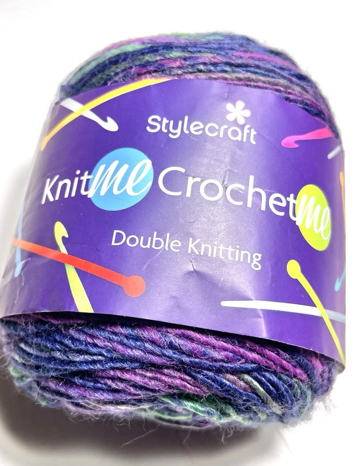 STYLECRAFT KNIT ME CROCHET ME DK .1pk. ESPECTRAL. COMBINO ENVIO.VER DETALLES Foto 2 de 4
