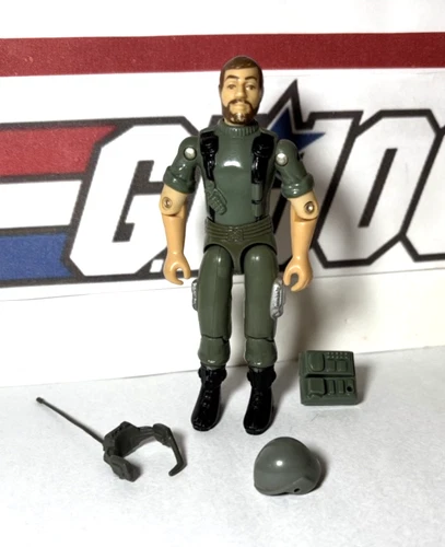GI Joe Breaker 1983 v1.5 *w/AP HEADSET, No Cracks!* Swivel Arm Vintage ARAH Nice