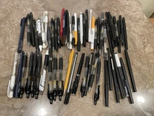 Name Brand Pen Lot Pilot G2 Paper Mate Frixion Tombow Sharpie Signature 60+