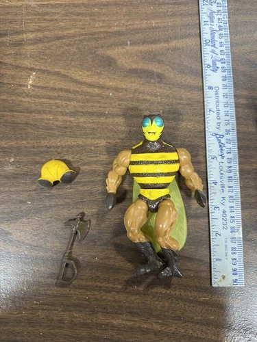 Vintage- He Man Masters of the Universe- Buzz Off with Weapon- Complete- 1983 H9