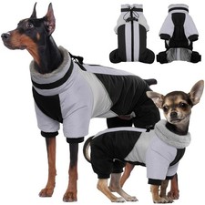 Kuoser Thick Dog Coat,Windproof Dog Jacket for Small Dogs, Warm Puppy Winter Coa