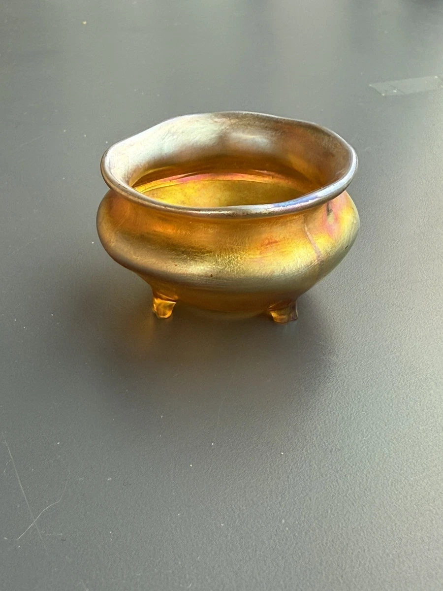 ティファニー ファブリルガラス 塩入れ ソルトセラー スタジオ アンティークc Tiffany Salt Cellar In Tiffany Art Glass for sale | eBay