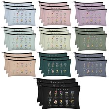 Jetec 30 Pcs Christian Gift for Women Bulk Religious Cosmetic Bags Christmas Ins