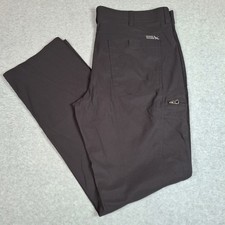 Eddie Bauer Pants Mens 38x34 Black Rainier Tech Nylon Stretch Water Repellent