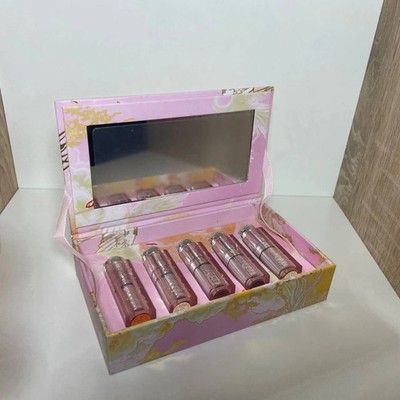 Dior Lip Glow & Lipstick Mini Set 5pcs 1.5g Pink Gift Box