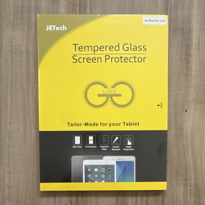 JETech Tempered Glass Screen Protector for Apple iPad Pro 12.9, 9H Clear