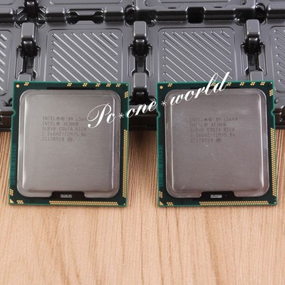A pair Intel Xeon L5640 2.26GHz Processor LGA 1366 CPU 2933 MHz 12MB Six-Core